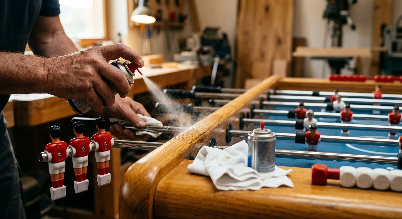 Foosball Table Maintenance Keeps You Sharp
