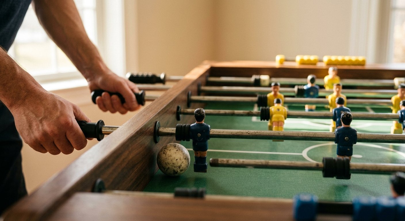 Foosball Wall Pass vs. Brush Pass